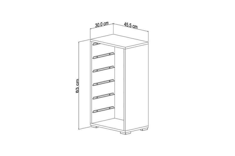 Kelix Förvaringslådor 45,5 cm - Vit/Grå - Förvaring - Småförvaring - Förvaringslåda