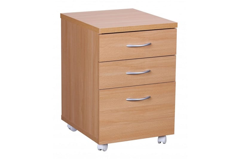 Rullkontejner Wohnling Bokutseende Folierad Spånskiva 4 Lådor Modern, undefined