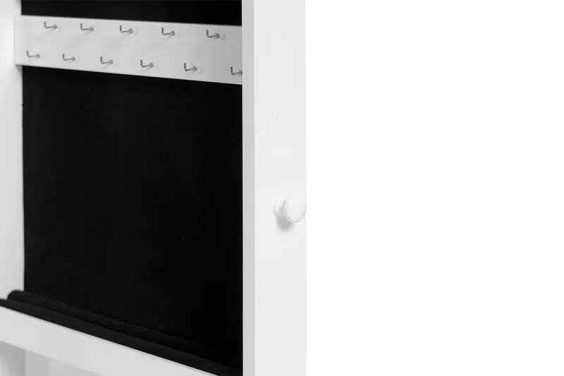 Rogue Smyckesskåp med Spegel - Vit - Förvaring - Småförvaring - Smyckesförvaring - Smyckesställ & smyckesskrin