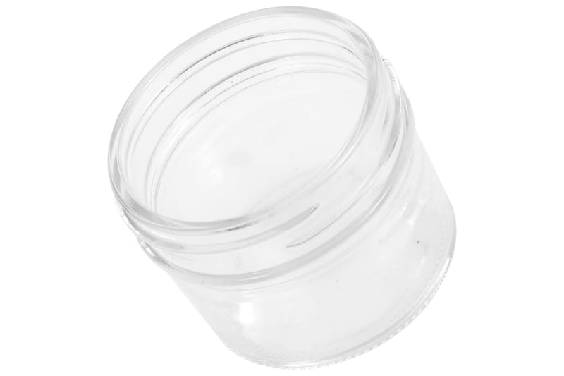 Syltburkar i glas med silvriga lock 24 st 110 ml - Silver - Förvaring - Småförvaring - Förvaringsburk