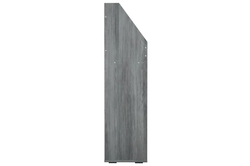 Tidningsställ för barn betonggrå 71x30x114 cm spånskiva - Betonggrå - Förvaring - Småförvaring