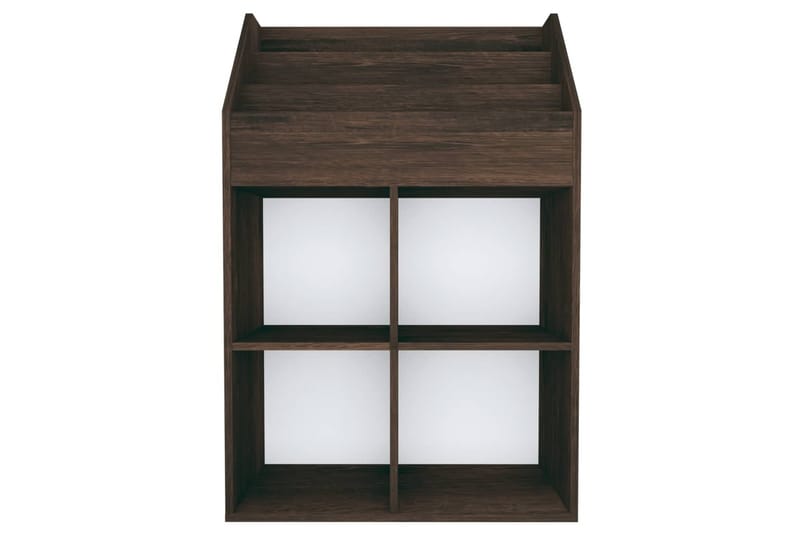 Tidningsställ för barn rökig ek 71x30x114 cm spånskiva - Rökig ek - Förvaring - Småförvaring