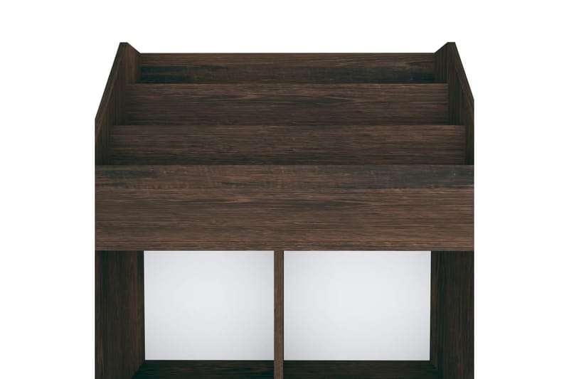 Tidningsställ för barn rökig ek 71x30x114 cm spånskiva - Rökig ek - Förvaring - Småförvaring