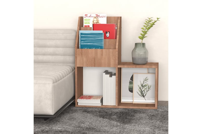 Tidningsställ för barn sonoma-ek 71x30x78,5 cm spånskiva - Ek - Förvaring - Småförvaring