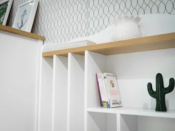 Storys Skrivbordsförlängning 107x85 cm - Beige, ek - Förvaring - Småförvaring
