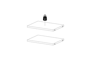 Trysil Hyllplan 37 cm - Vit - Förvaring - Klädförvaring - Garderob & garderobssystem - Garderobsinredning