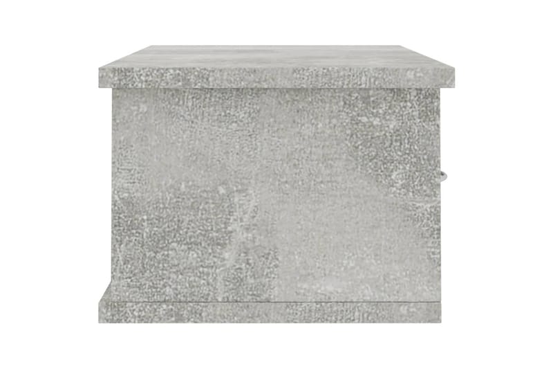 Väggmonterade lådor betonggrå 60x26x18,5 cm spånskiva - Betonggrå - Förvaring - Väggförvaring
