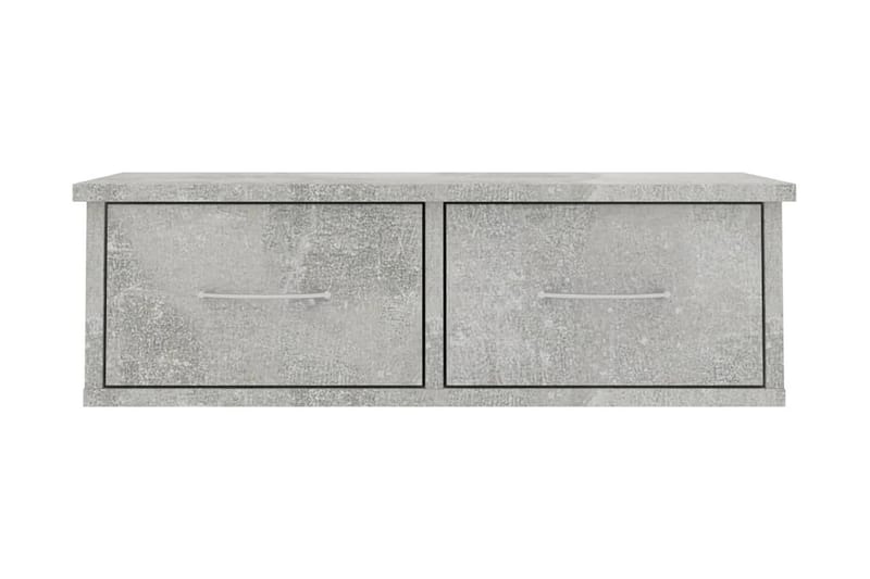 Väggmonterade lådor betonggrå 60x26x18,5 cm spånskiva - Betonggrå - Förvaring - Väggförvaring