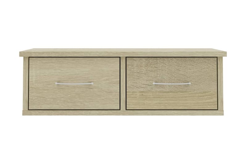 Väggmonterade lådor sonoma-ek 60x26x18,5 cm spånskiva - Brun - Förvaring - Väggförvaring
