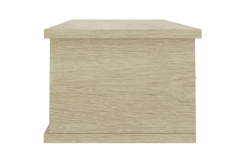 Väggmonterade lådor sonoma-ek 88x26x18,5 cm spånskiva - Brun - Förvaring - Väggförvaring