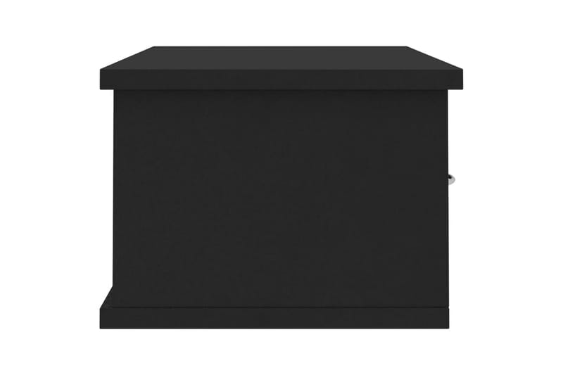 Väggmonterade lådor svart 60x26x18,5 cm spånskiva - Svart - Förvaring - Väggförvaring
