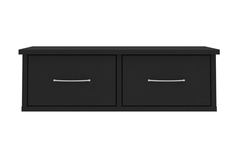Väggmonterade lådor svart 60x26x18,5 cm spånskiva - Svart - Förvaring - Väggförvaring