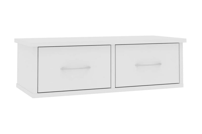 Väggmonterade lådor vit 60x26x18,5 cm spånskiva - Vit - Förvaring - Väggförvaring