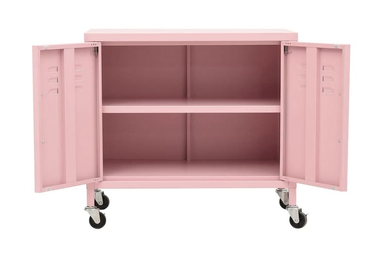 Be Basic Hurts med hjul rosa 60x35x49 cm stål Rosa - Förvaring - Trademax