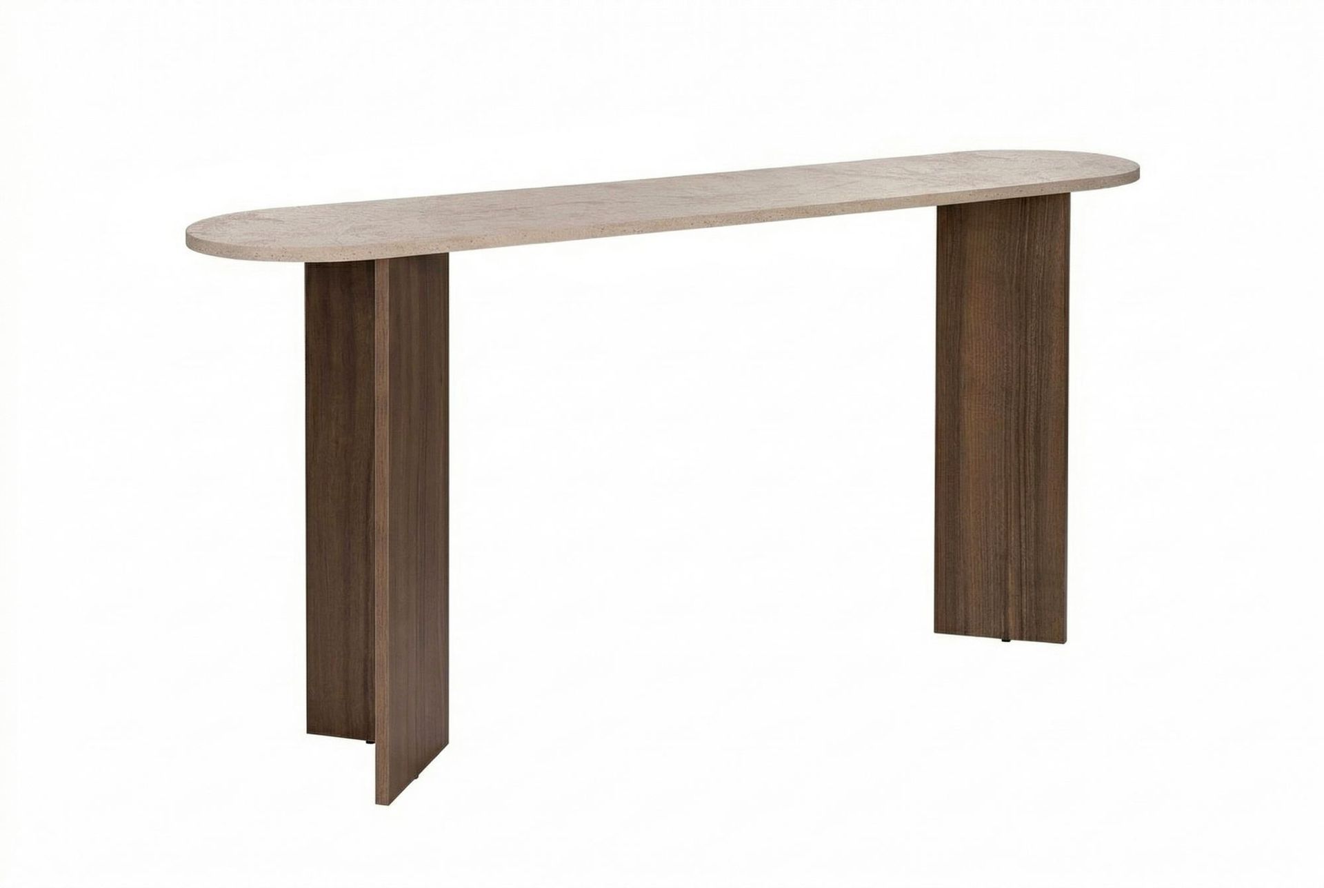 Yeno Sideboard 150x75x35 cm – Travertin, Venezia-valnöt