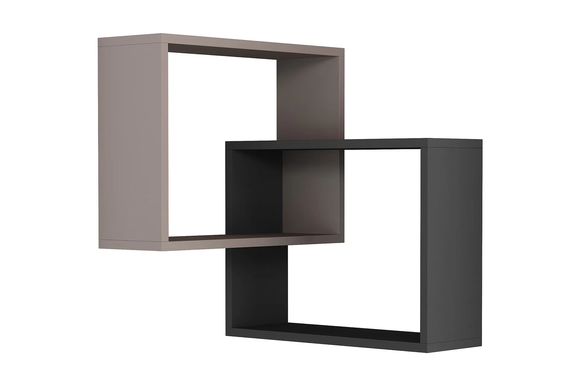 Homitis Vägghylla - Trä/Mörkgrå