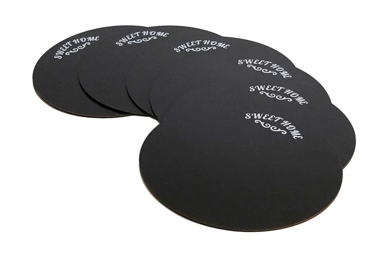 Bordstabletter 6-pack, Svart