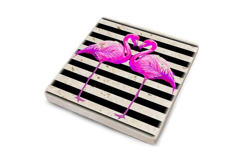 Glasunderlägg 4-pack - Flerfärgad - Inredning - Bordsdekoration - Glasunderlägg