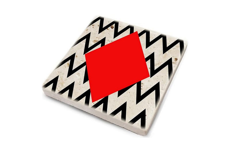 Glasunderlägg 4-pack - Flerfärgad - Inredning - Bordsdekoration - Glasunderlägg