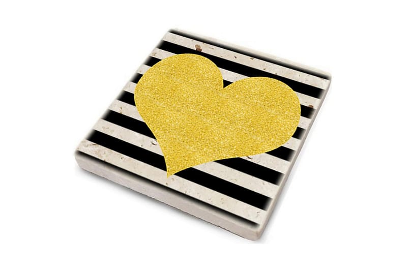 Glasunderlägg 4-pack - Flerfärgad - Inredning - Bordsdekoration - Glasunderlägg