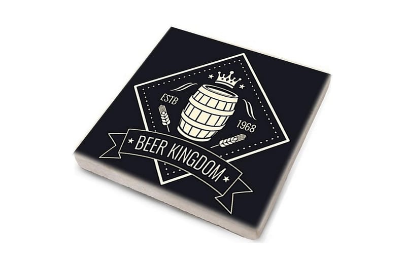 Glasunderlägg 4-pack - Flerfärgad - Inredning - Bordsdekoration - Glasunderlägg