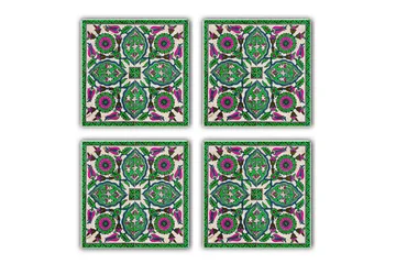 Glasunderlägg 4-pack