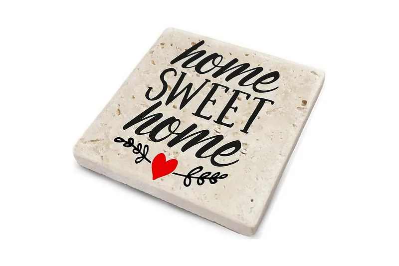 Glasunderlägg 4-pack - Flerfärgad - Inredning - Bordsdekoration - Glasunderlägg