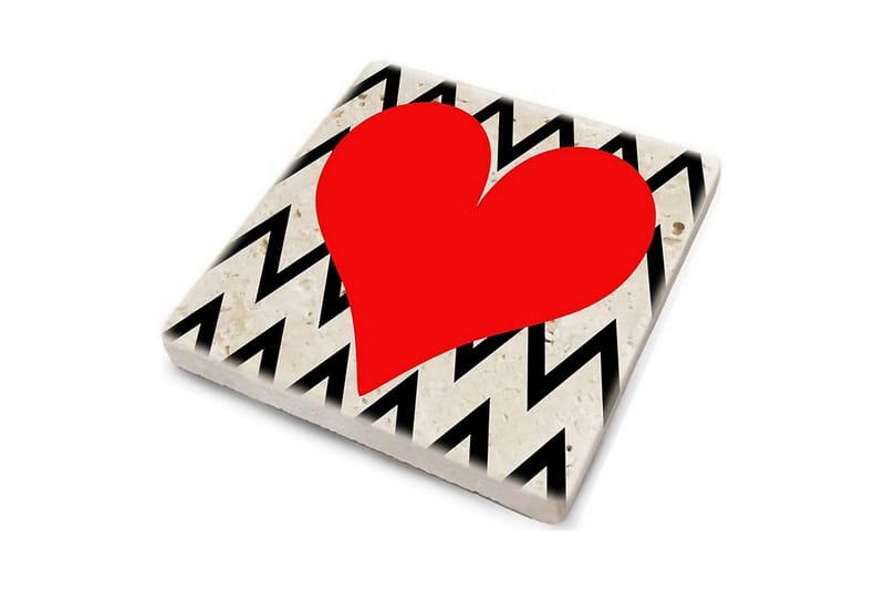 Glasunderlägg 4-pack - Flerfärgad - Inredning - Bordsdekoration - Glasunderlägg