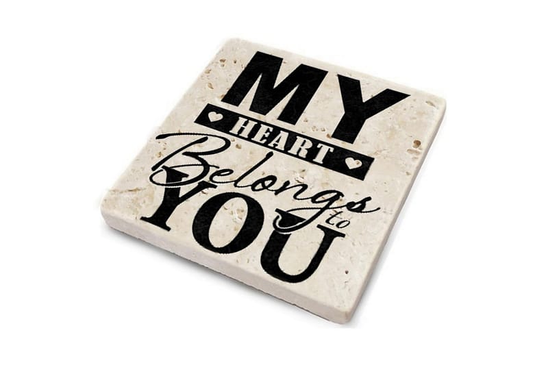 Glasunderlägg 4-pack - Flerfärgad - Inredning - Bordsdekoration - Glasunderlägg