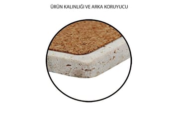 Glasunderlägg 4-pack - Flerfärgad - Inredning - Bordsdekoration - Glasunderlägg