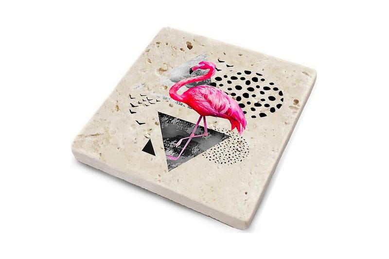 Glasunderlägg 4-pack - Flerfärgad - Inredning - Bordsdekoration - Glasunderlägg