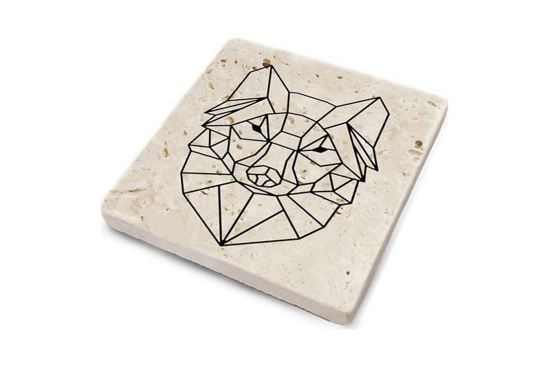 Glasunderlägg 4-pack - Flerfärgad - Inredning - Bordsdekoration - Glasunderlägg