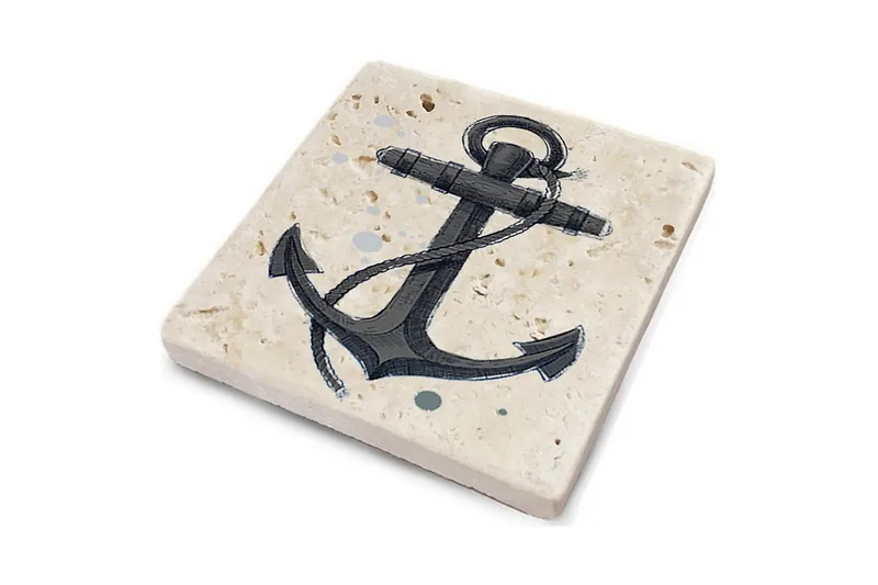 Glasunderlägg 4-pack - Flerfärgad - Inredning - Bordsdekoration - Glasunderlägg