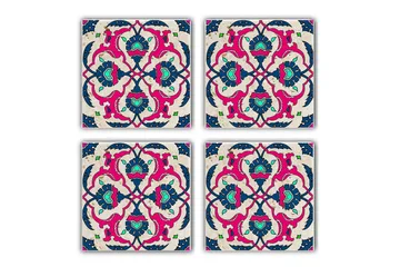 Glasunderlägg 4-pack