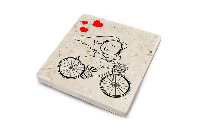 Glasunderlägg 4-pack - Flerfärgad - Inredning - Bordsdekoration - Glasunderlägg