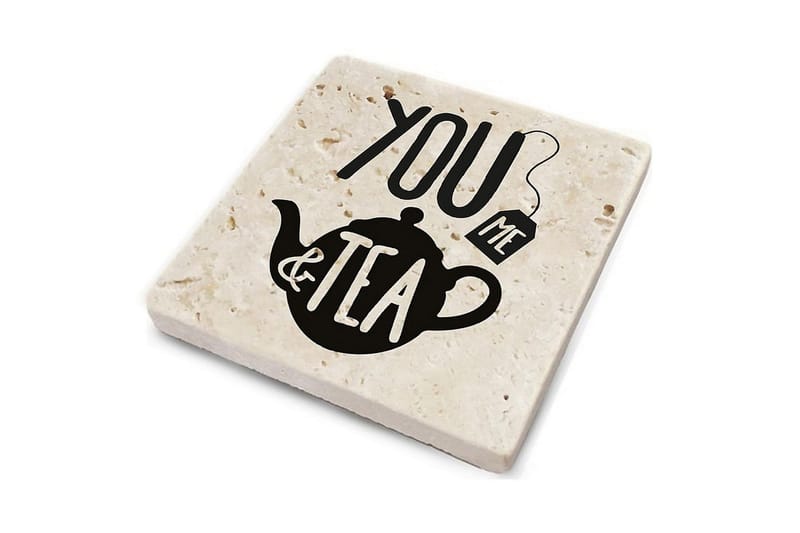 Glasunderlägg 4-pack - Flerfärgad - Inredning - Bordsdekoration - Glasunderlägg