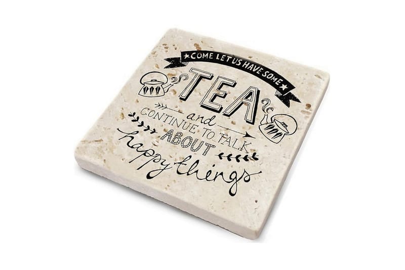 Glasunderlägg 4-pack - Flerfärgad - Inredning - Bordsdekoration - Glasunderlägg