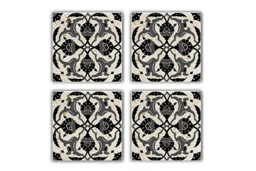 Glasunderlägg 4-pack