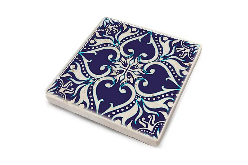 Glasunderlägg 4-pack - Flerfärgad - Inredning - Bordsdekoration - Glasunderlägg