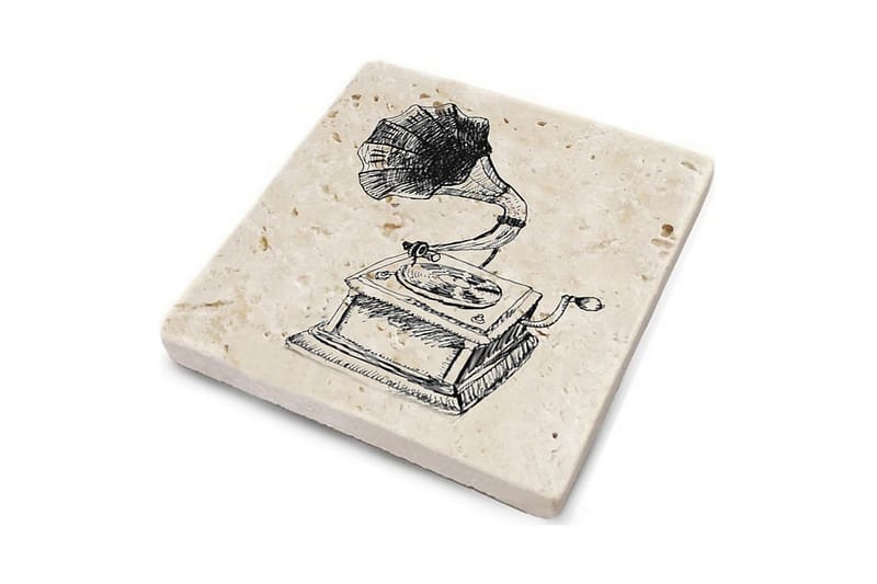 Glasunderlägg 4-pack - Flerfärgad - Inredning - Bordsdekoration - Glasunderlägg