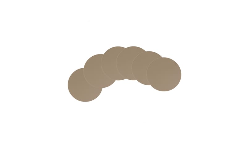 Moana Glasunderlägg Ø10 cm - Latte - Inredning - Bordsdekoration - Glasunderlägg