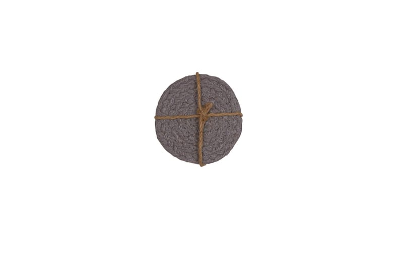 Sigge Glasunderlägg 10 cm - Grå - Inredning - Bordsdekoration - Glasunderlägg