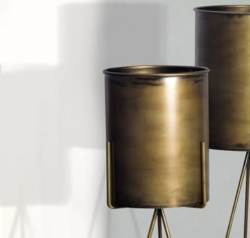 Corino Vas 89 cm Set om 2 - Guldfärgad - Inredning - Kruka & ytterkruka