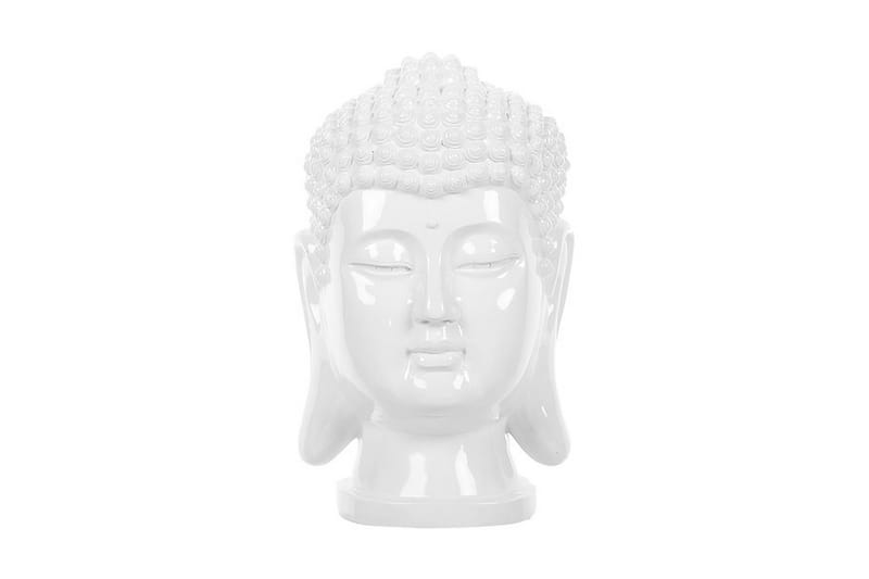 Buddha Figur 24|24|41 cm - Vit - Dekoration & inredningsdetaljer