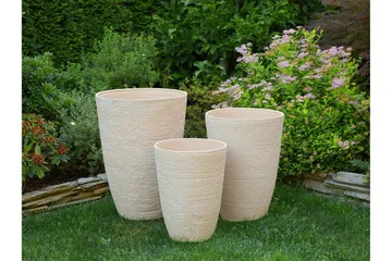 Camia Kruka 51 cm - Beige - Trädgård & spabad - Trädgårdsskötsel - Odling - Planteringskärl & blomkruka - Stor blomkruka