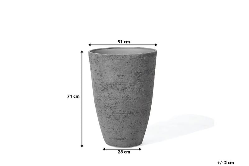 Camia Kruka 51 cm - Grå - Trädgård & spabad - Trädgårdsskötsel - Odling - Planteringskärl & blomkruka - Stor blomkruka