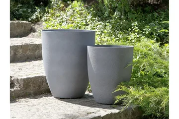 Croton Kruka 43 cm - Grå - Trädgård & spabad - Trädgårdsskötsel - Odling - Planteringskärl & blomkruka - Stor blomkruka