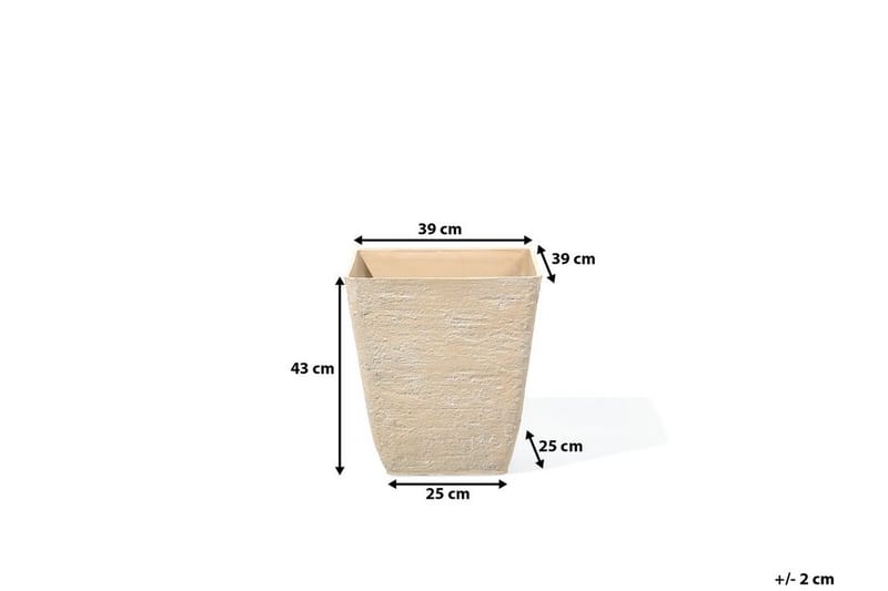 Delos Kruka 39 cm - Beige - Inredning - Dekoration & inredningsdetaljer