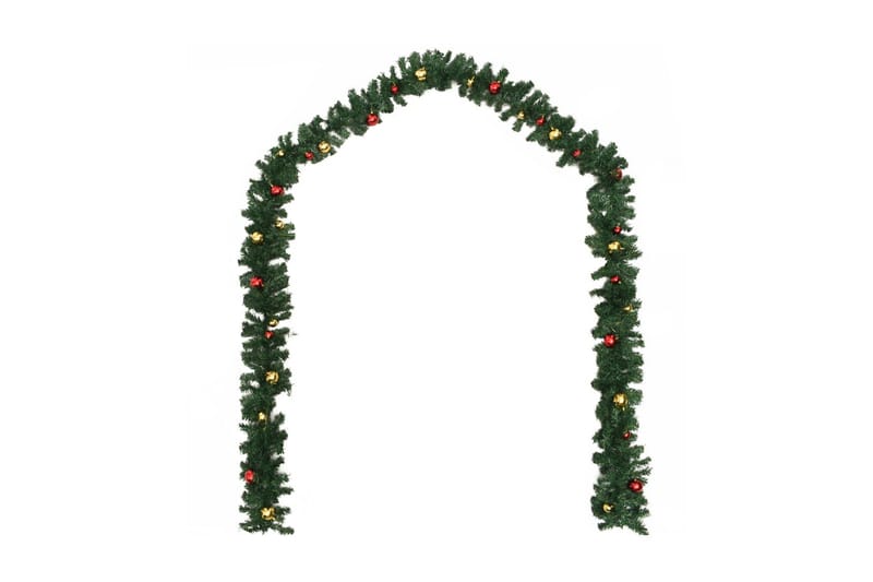 Julgirlang med julgranskulor 20 m - Grön - Inredning - Dekoration & inredningsdetaljer - Festdekoration