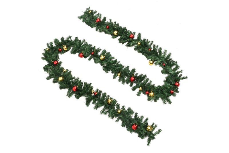 Julgirlang med julgranskulor 20 m - Grön - Inredning - Dekoration & inredningsdetaljer - Festdekoration